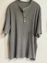 SATUR ワッフルヘンリーネック Tシャツ M - メルカリ