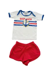 【Size 80】vintage  SHIP AHOY セットのサムネイル