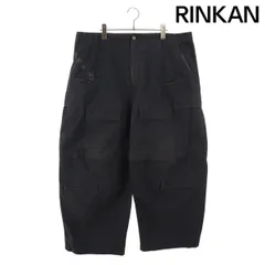 バレンシアガ  24SS  790982 TKP27 ダメージ加工ラージカーゴロングパンツ メンズ Sのサムネイル