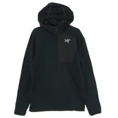 ARC'TERYX アークテリクス X000005488 2023年製 Delta 1/2 Zip Hoody Mens デルタ ハーフジップ フーディー パーカー メンズ ブラック系 XS【中古】のサムネイル