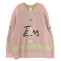 adidas アディダス KF4468 TEAM ADIDAS ニット セーター ピンク系 3XL【中古】のサムネイル