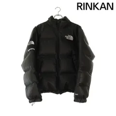 シュプリーム ×ノースフェイス THE NORTH FACE  17AW  Leather Nuptse Jacket オールレザーヌプシダウンジャケット メンズ Mのサムネイル