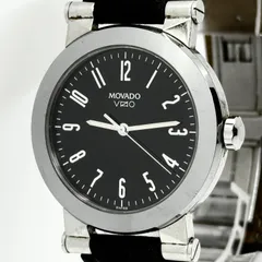 Movado モバード ビジオ 83.C2.878 ブラック メンズ 腕時計 稼働品のサムネイル