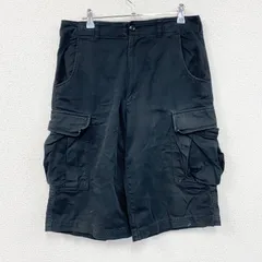 Dickies　ディッキーズ　カーゴハーフパンツ/ショートパンツ　黒　ブラック　Lサイズ　古着