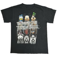 カ*ー様 美品 00s Disney タワーオブテラー 2XLミキフレ落下Tシャ