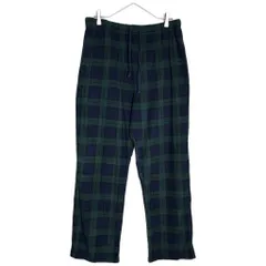 NAUTICA ノーティカ フリース パジャマパンツ チェック グリーン(メンズ L)中古 古着 Y4183のサムネイル