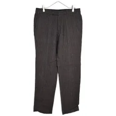 HUGO BOSS ヒューゴボス リネン スラックスパンツ ブラウン(メンズ 48)中古 古着 Y4188のサムネイル