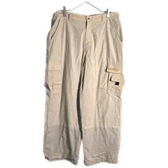 00年代 Quiksilver クイックシルバー カーゴパンツ ベージュ (メンズ L)中古 古着 Y4252のサムネイル