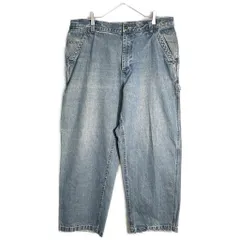 OLD NAVY オールドネイビー デニム ペインターパンツ 大きいサイズ ブルー(メンズ W40 L30)中古 古着 Y4256のサムネイル