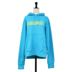 DSQUARED2 ディースクエアード パーカー ブルー サイズ:XXS / ロゴ入り スウェット / フーディー プルオーバー 長袖 裏毛 コットン / トップス / イタリア製 【レディース】【中古】のサムネイル