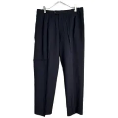 90年代 Burberrys バーバリーズ 2タック スラックスパンツ ネイビー(メンズ 46)中古 古着 Y4274のサムネイル