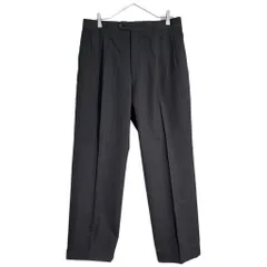 90年代 Burberrys バーバリーズ 2タック スラックスパンツ ストライプ ブラック(メンズ W33)中古 古着 Y4277のサムネイル