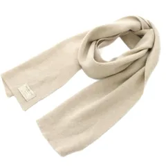 ジョンストンズオブエルガン Johnstons of Elgin green label relaxing別注 マフラー ストール ウール カシミヤ混 ベージュ 3636-3-000000 /HNのサムネイル