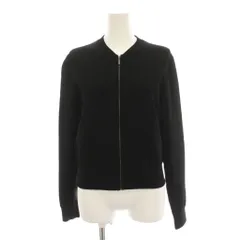 セオリー Theory CREPE KNIT ALLAYLA J ニット ブルゾン ショート カーディガン 長袖 S 黒 ブラック 01-9303785-050-902 /YM22のサムネイル