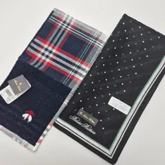 【新品】Brooks Brothers メンズハンカチ & タオルハンカチ セットのサムネイル