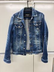 DSQUARED2 ペイント加工 デニムジャケット - メルカリ