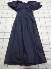 ◇ ⊂ トッコクローゼット tocco closet フリルスリーブ ロングワンピース ネイビー系 Mサイズ レディース E  【1604220015395】のサムネイル