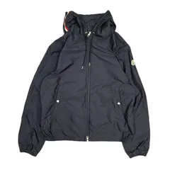 MONCLER モンクレール Grimpeurs ジャケット ウインドブレーカー トリコロール ロゴワッペン ナイロンジャケット J10911A00090 メンズ ナイロン ネイビー 中古のサムネイル