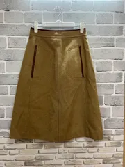 Y【Y12-18】◇ CELINE　38サイズ　起毛素材 スカート　茶色のサムネイル