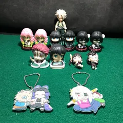 6498　鬼滅の刃　フィギュア＆ラバーキーホルダー　13個セット売り