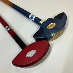 asics アシックス グランドゴルフ ハイコンポジットフェイスクラブ GF-401 GOODSHOT グッドショット ボール ポーチ付 美品 467のサムネイル