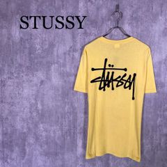 ステューシー 両面デザイン ビッグロゴ Tシャツ LARGE パープル 人気 
