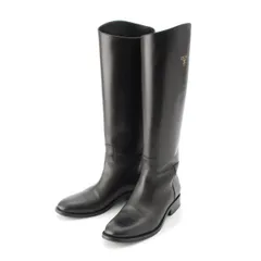 セリーヌ 25-26AW ロゴ Anais アナイス ライディング ブーツ シューズ ブラック 40【中古】のサムネイル