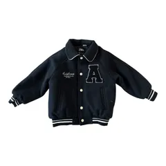  ZARA KIDS ザラキッズ ジャケット コート ワッペン ネイビー キッズ 104cm 4歳【C477】のサムネイル