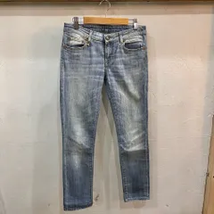 R13 アールサーティーン low skinny スキニー 縦落ち 24インチ レディース ブルー インディゴ レディースデニムのサムネイル