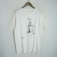 美品 uniform experiment ユニフォーム エクスペリメント UE-220008 Peace プリント 半袖 Tシャツ カットソー サイズ4 白 929P★2のサムネイル