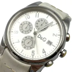 稼働/訳有 ドルチェ&ガッバーナ Dolce & Gabbana D&G サンドパイパー Sandpiper クロノグラフ 腕時計 クォーツ デイト ドルガバ 【g23】のサムネイル
