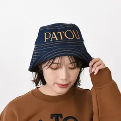 PATOU パトゥ 帽子 バケハ バケットハット デニム AC027 0008 レディース ロデオブルー コットンデニム ロゴ 春夏のサムネイル