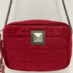 3901　SONIA RYKIEL　ソニアリキエル　Le Copain　ルコパン　ショルダーバッグ　チェーンバッグ　キルト　キルティング　レッド　赤　レディース　小さめ　ミニ　タグ付きのサムネイル