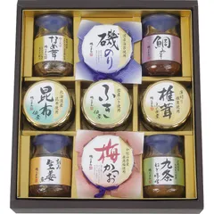 【お中元ギフト】磯じまん ご飯のお供瓶詰セット B 【申込締切7/31、お届け期間6月末～8/7】 【北海道・沖縄・離島配送不可】のサムネイル