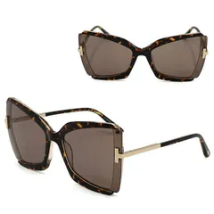トムフォード サングラス TOM FORD FT0766/S 56J 63 TF766 サングラス グローバルフィット EYEWEAR メンズ レディース ハバナ ブラウンのサムネイル