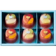 【お中元ギフト】ひととえ 贅沢フルーツの水ようかん B 【申込締切7/31、お届け期間6月末～8/7】 【北海道・沖縄・離島配送不可】のサムネイル