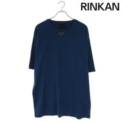 PRADA プラダ トライアングルプレート ナイロン切替Tシャツ Lサイズ