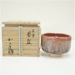 茶道具 京都楽焼 佐々木昭楽作 赤楽茶碗 超美品！！ - メルカリ
