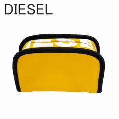 ディーゼル DIESEL ポーチ イエロー ロゴ入り マルチポーチ 小物入れのサムネイル