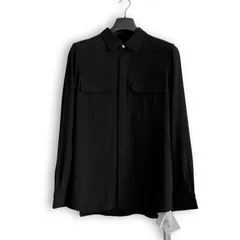 【新品】Rick Owens リックオウエンス 23FW OUTER SHIRT アウター　シャッツ　42 ブラック メンズ ユニセックスのサムネイル