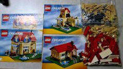 希少】LEGO レゴ 紫 デニムパンツ M 設計図 アート コレクター 古着 