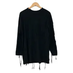 Y's(ワイズ) ワンピース サイズ2 M レディース美品  - 黒 長袖/ひざ丈/フリンジのサムネイル
