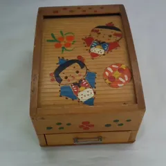美術品・アンティーク・コレクション 希少ベティちゃん木製 からくり箱