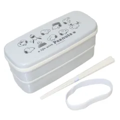 スヌーピー[お弁当箱]スリム2段ランチボックス/A LIFE WITH PEANUTS ピーナッツ 