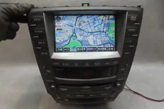 地図2019年★動作保証付★F6847/レクサス LEXUS GSE25 IS250 86430-53011 　マルチモニター ナビ 　CD DVD MD再生OK　本体のみ　ステー付のサムネイル