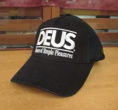 特価！海外モデル！デウス・エクス・マキナ（オーストラリア）DEUS・EX・MACHINA（AUSTRALIA）PODIUM・TRUCKER・CAP（ブラック）のサムネイル