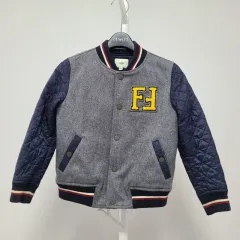 FENDI フェンディ 6A 122号 6歳 ウールカシミア ジャケット キルティング MA-1ジャケット C-ジャンパー-199のサムネイル