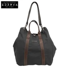 Daniel&Bob　ダニエル＆ボブ　クロドーロ クロコ柄 コーティングキャンバス 2WAY トート ショルダー グレー×ブラウンのサムネイル