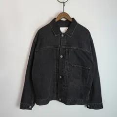 美品 JOHN BULL ジョンブル デニム ジャケット 1st Type Denim Jacket デニム ジャケット Gジャン 221-0159 ブラック 黒 サイズ 40 4033Q★2のサムネイル