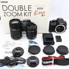 ❤シャッター数1379回 Canon EOS kiss x7 一眼レフ カメラ シャッター回数：2661回】Canon キャノン EOS Kiss X7 ダブルズーム